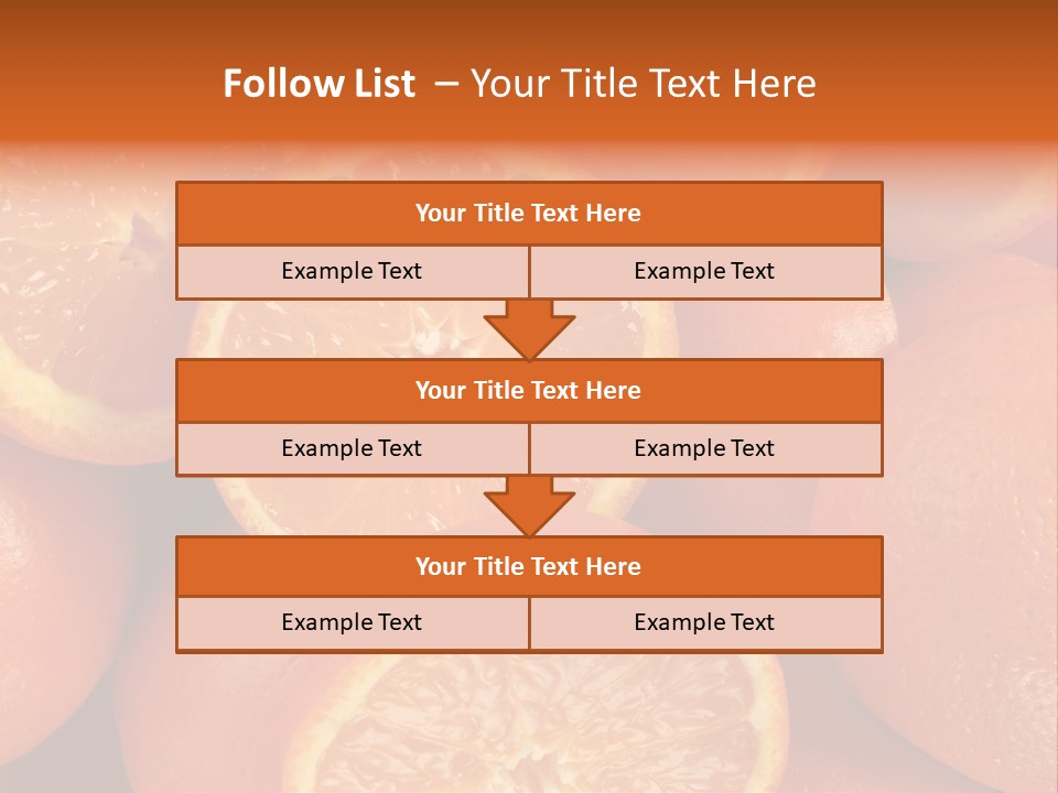 Fruit Flower Vegetarian PowerPoint Template
