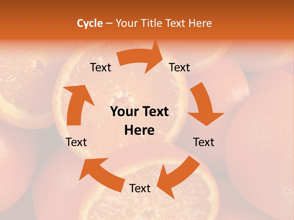 Fruit Flower Vegetarian PowerPoint Template
