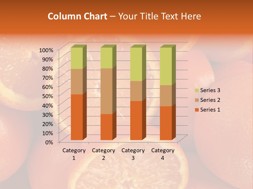 Fruit Flower Vegetarian PowerPoint Template