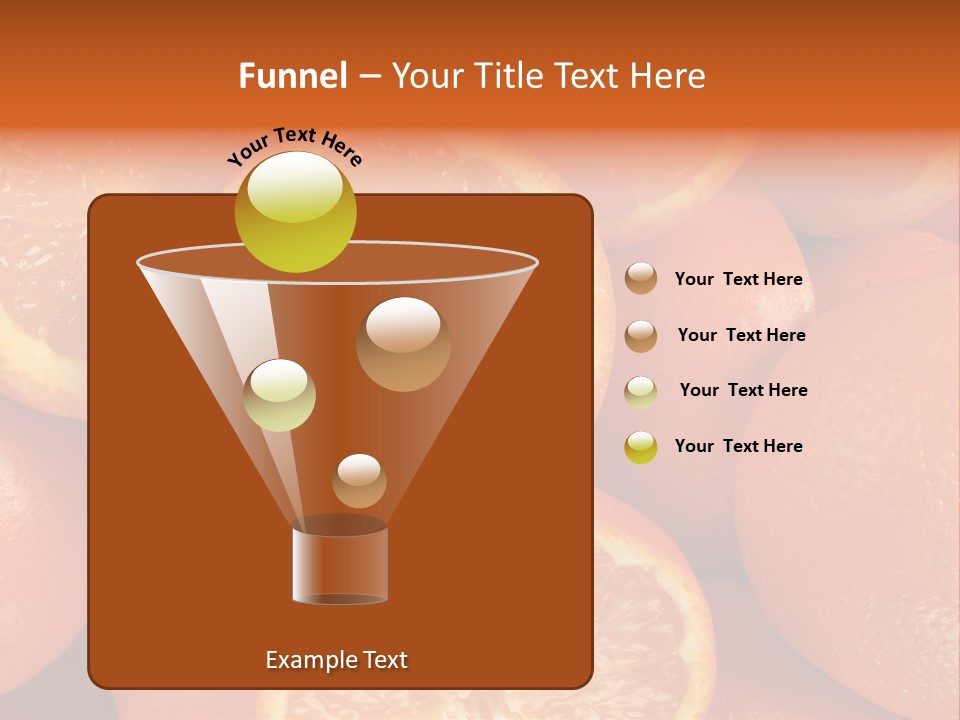 Fruit Flower Vegetarian PowerPoint Template