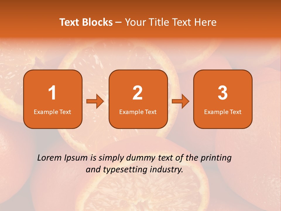 Fruit Flower Vegetarian PowerPoint Template