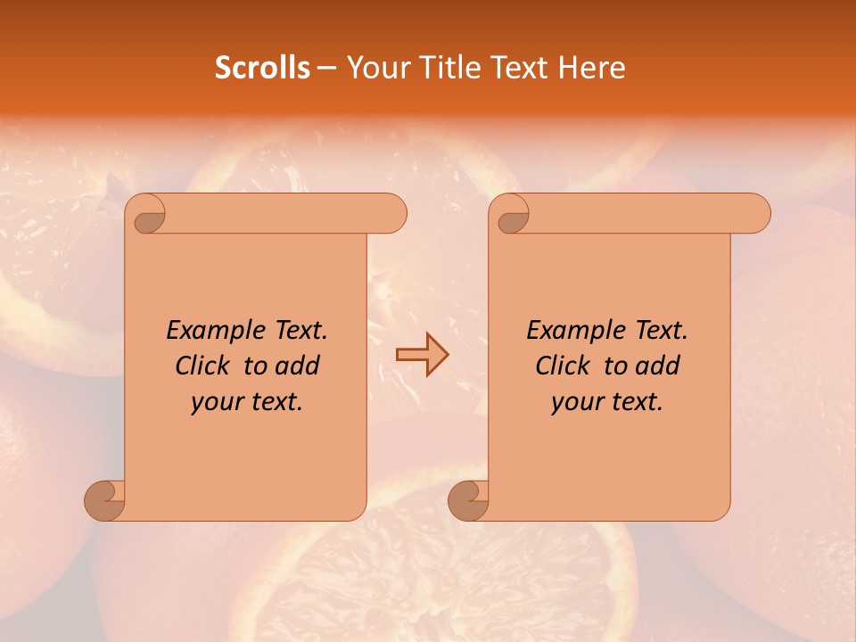Fruit Flower Vegetarian PowerPoint Template