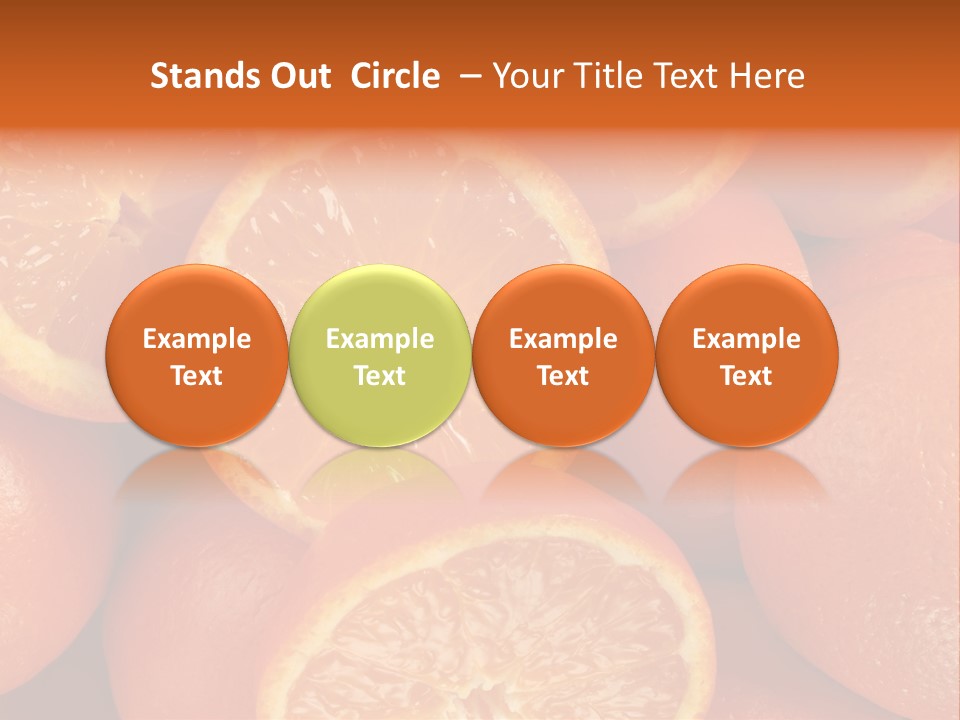 Fruit Flower Vegetarian PowerPoint Template