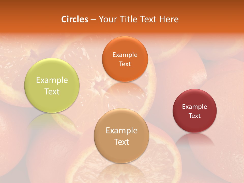 Fruit Flower Vegetarian PowerPoint Template