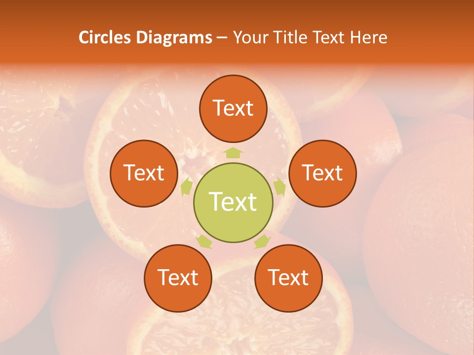 Fruit Flower Vegetarian PowerPoint Template