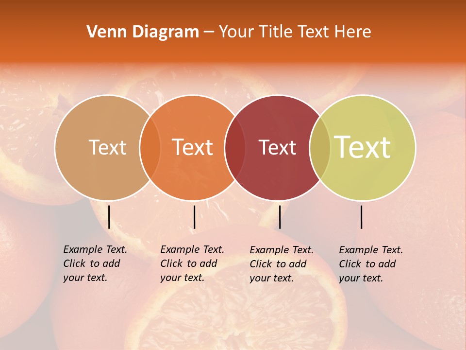 Fruit Flower Vegetarian PowerPoint Template