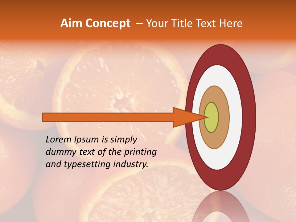 Fruit Flower Vegetarian PowerPoint Template