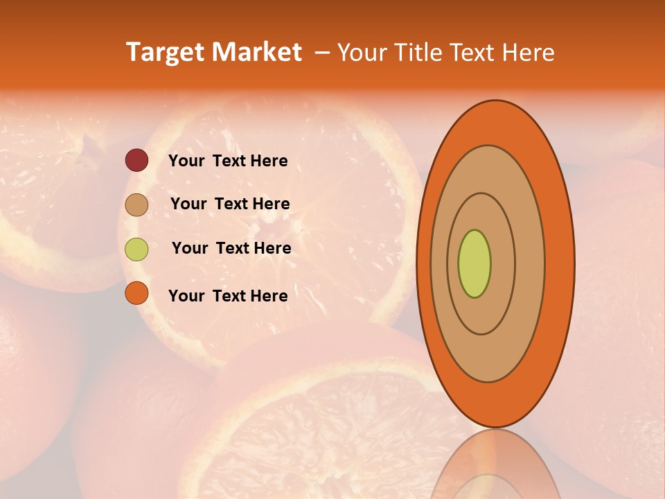 Fruit Flower Vegetarian PowerPoint Template