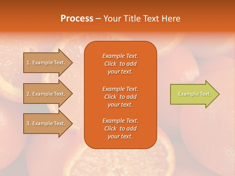 Fruit Flower Vegetarian PowerPoint Template