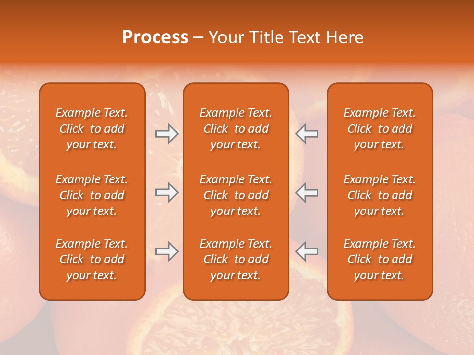 Fruit Flower Vegetarian PowerPoint Template