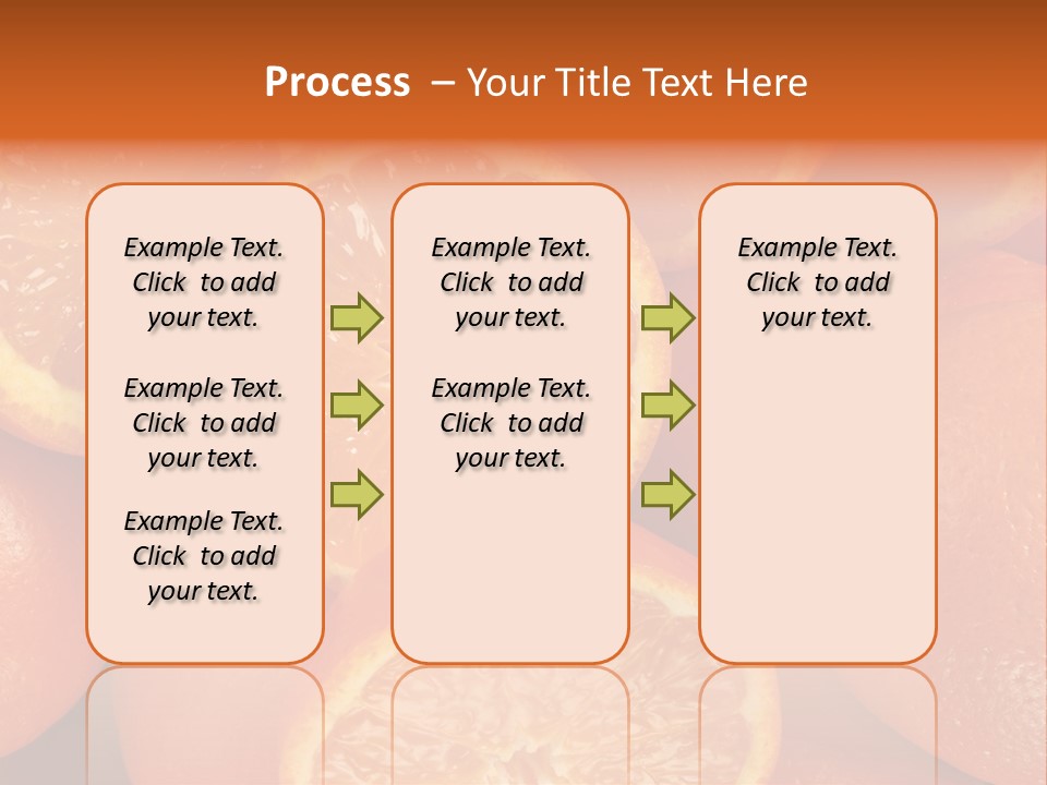 Fruit Flower Vegetarian PowerPoint Template