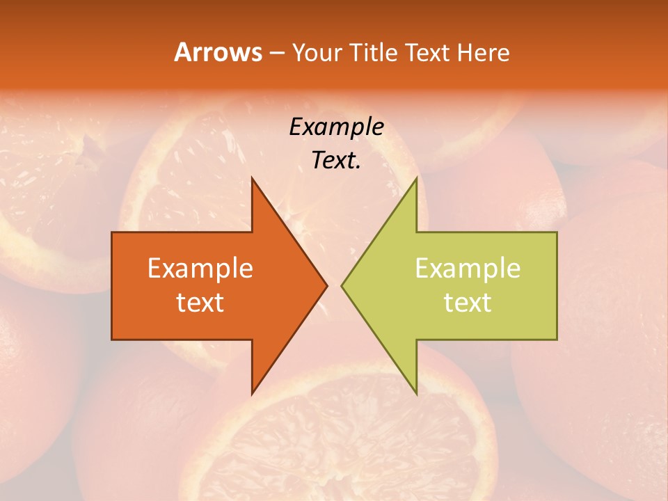 Fruit Flower Vegetarian PowerPoint Template