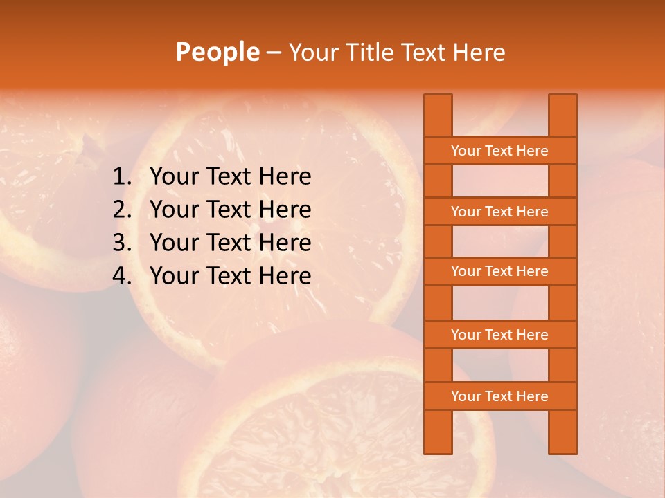 Fruit Flower Vegetarian PowerPoint Template