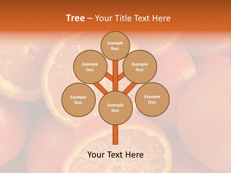 Fruit Flower Vegetarian PowerPoint Template
