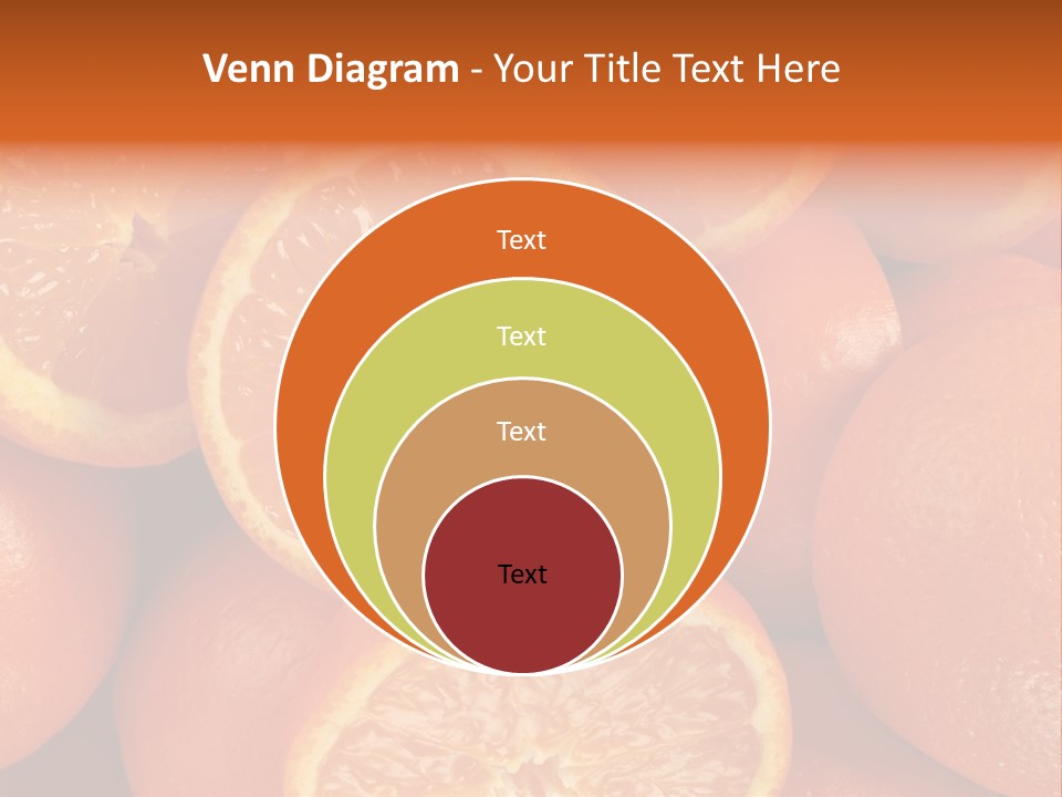 Fruit Flower Vegetarian PowerPoint Template