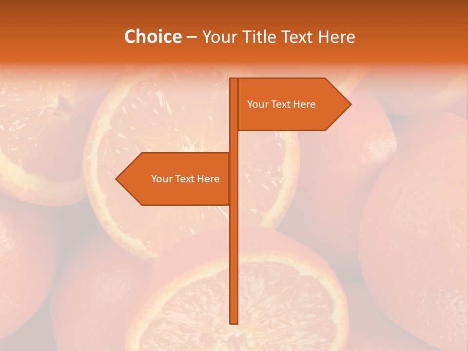 Fruit Flower Vegetarian PowerPoint Template