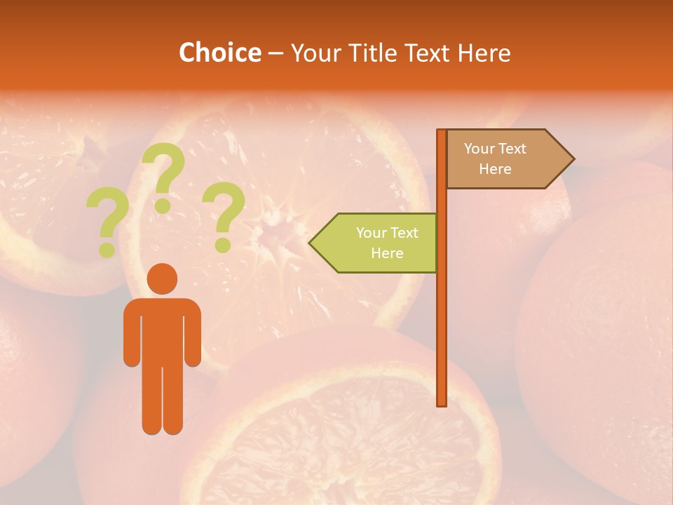 Fruit Flower Vegetarian PowerPoint Template