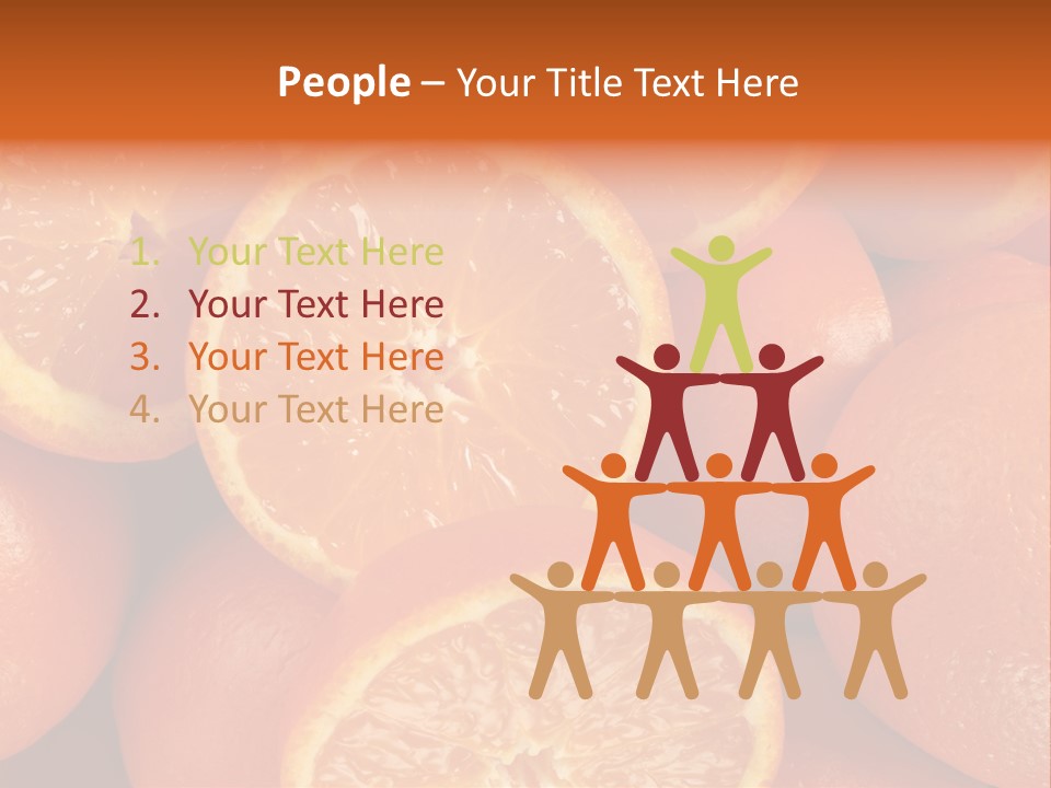 Fruit Flower Vegetarian PowerPoint Template