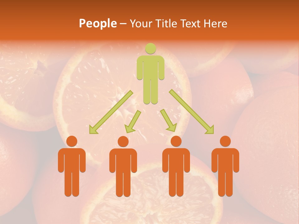 Fruit Flower Vegetarian PowerPoint Template