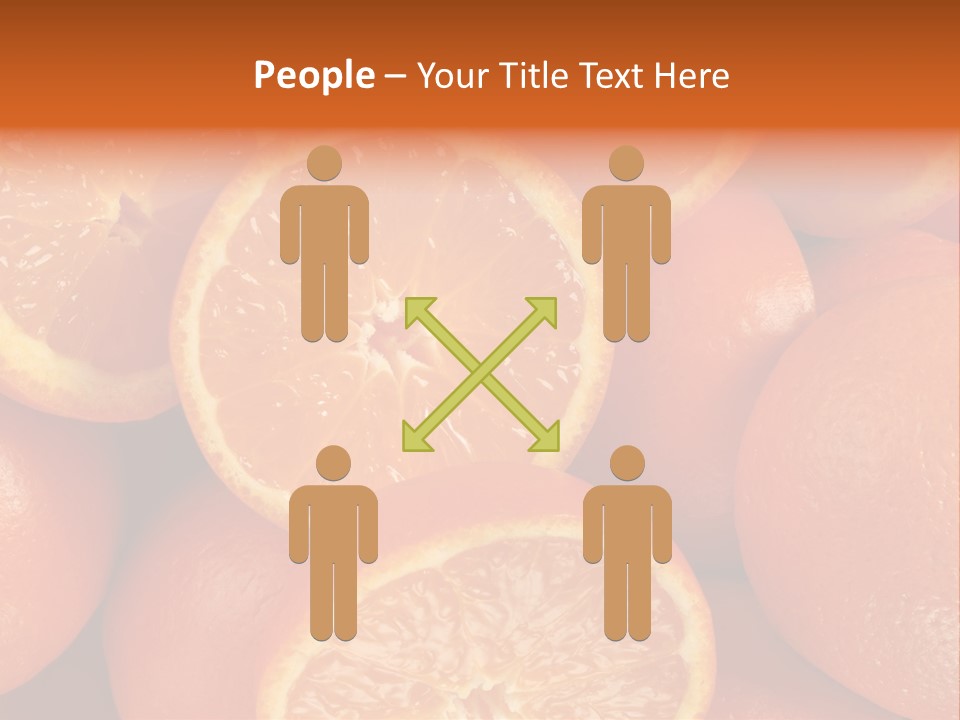 Fruit Flower Vegetarian PowerPoint Template