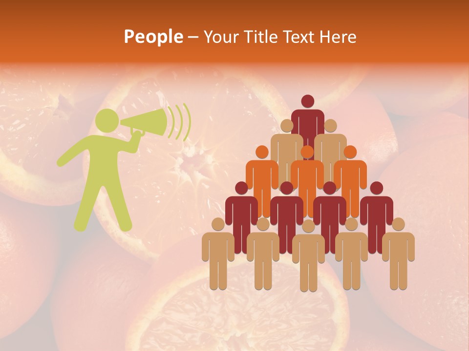 Fruit Flower Vegetarian PowerPoint Template