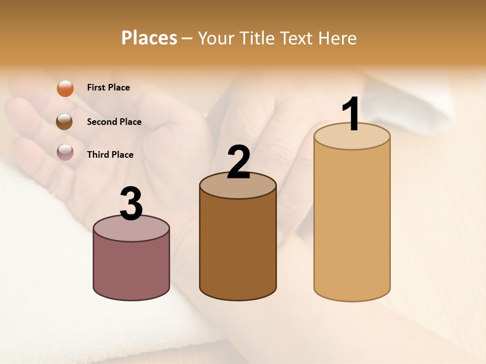 Treatment Heart Hand PowerPoint Template