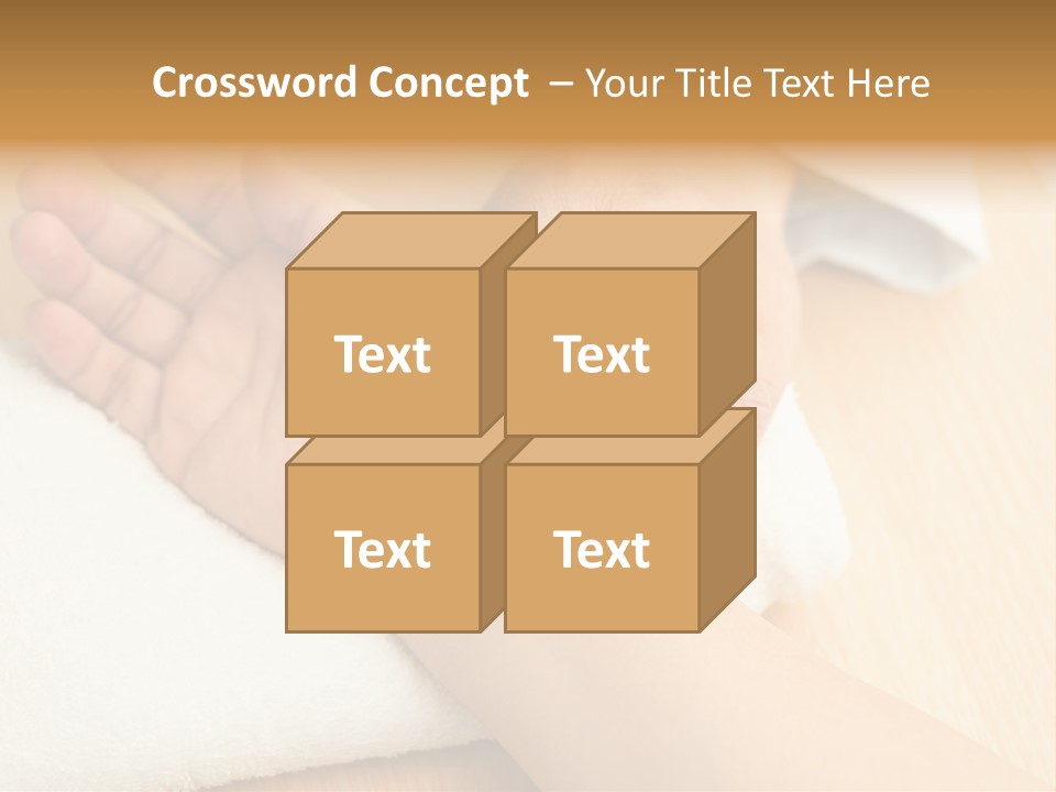 Treatment Heart Hand PowerPoint Template