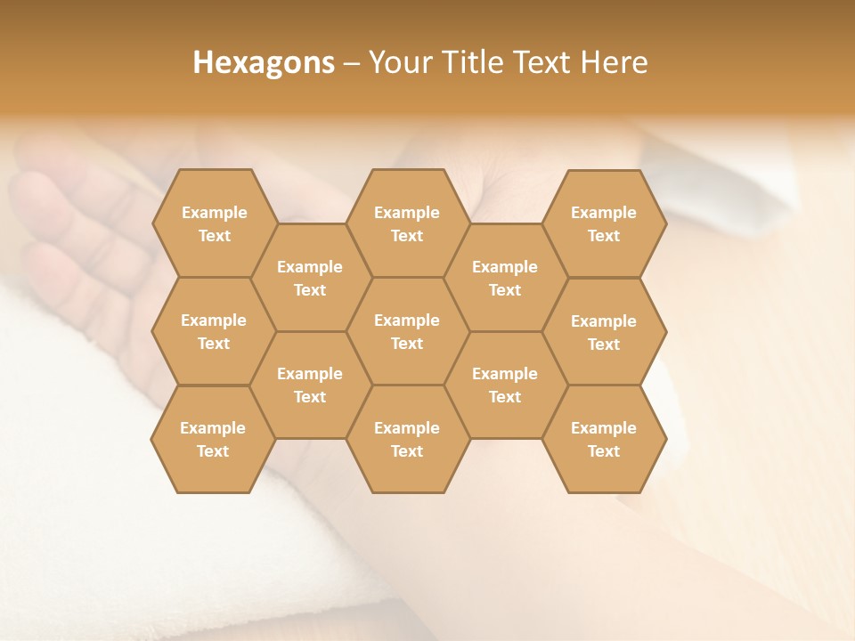 Treatment Heart Hand PowerPoint Template