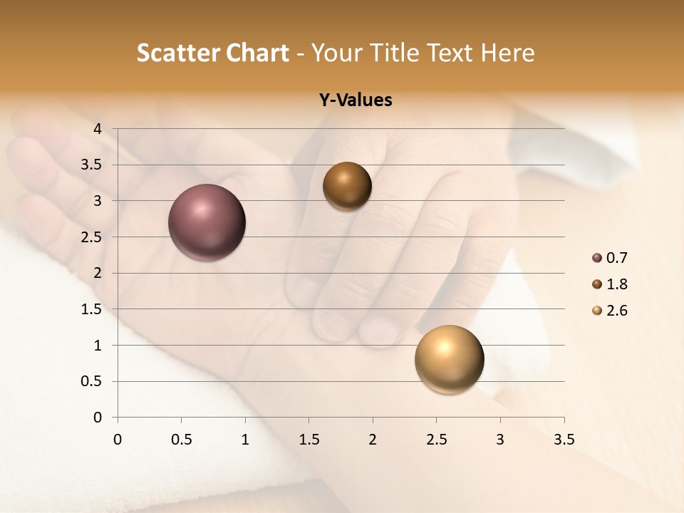 Treatment Heart Hand PowerPoint Template