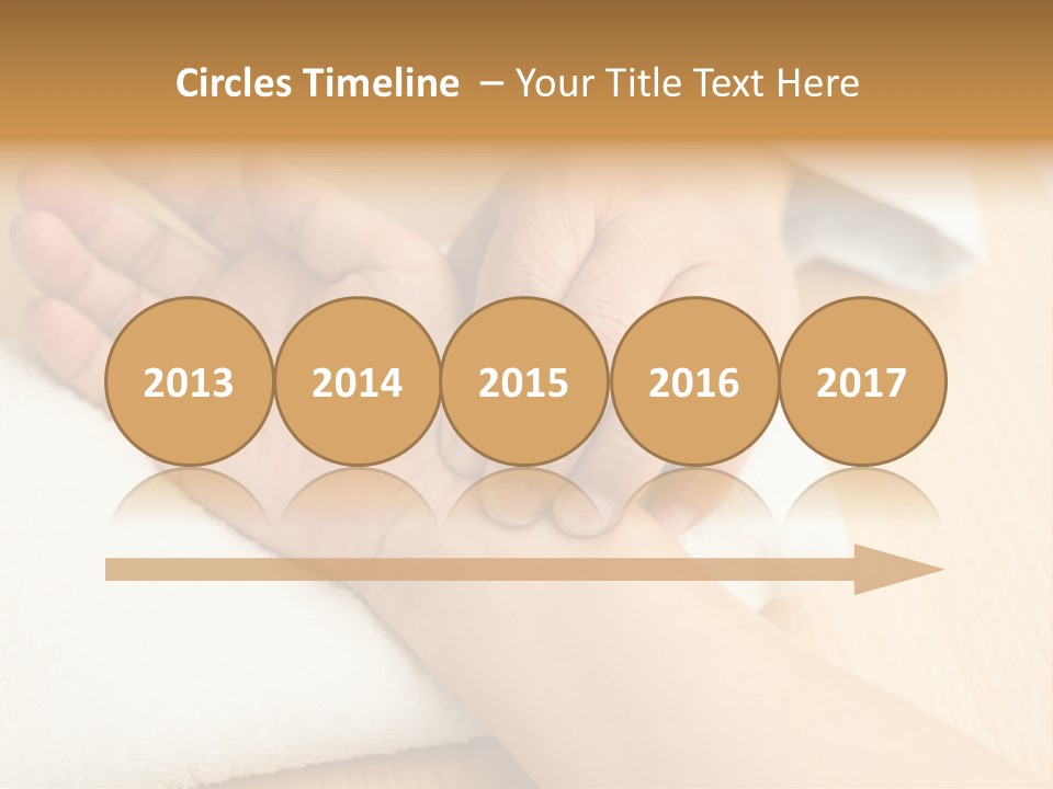 Treatment Heart Hand PowerPoint Template