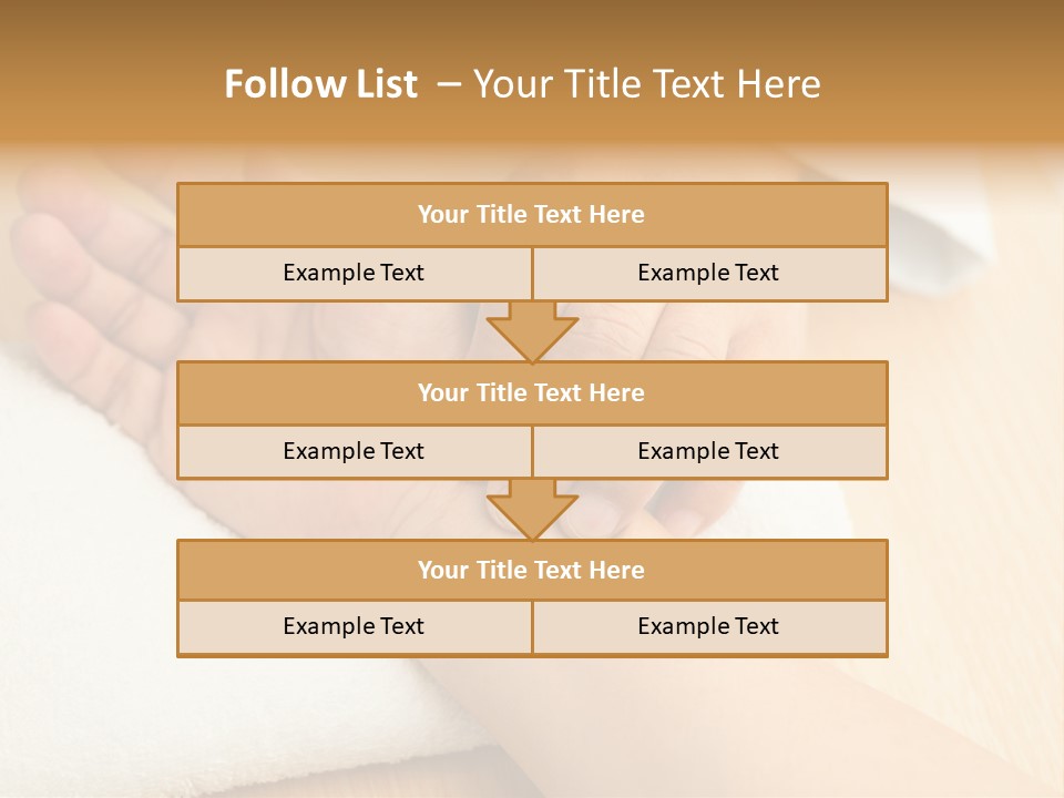 Treatment Heart Hand PowerPoint Template