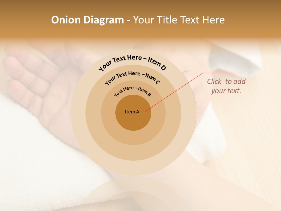 Treatment Heart Hand PowerPoint Template