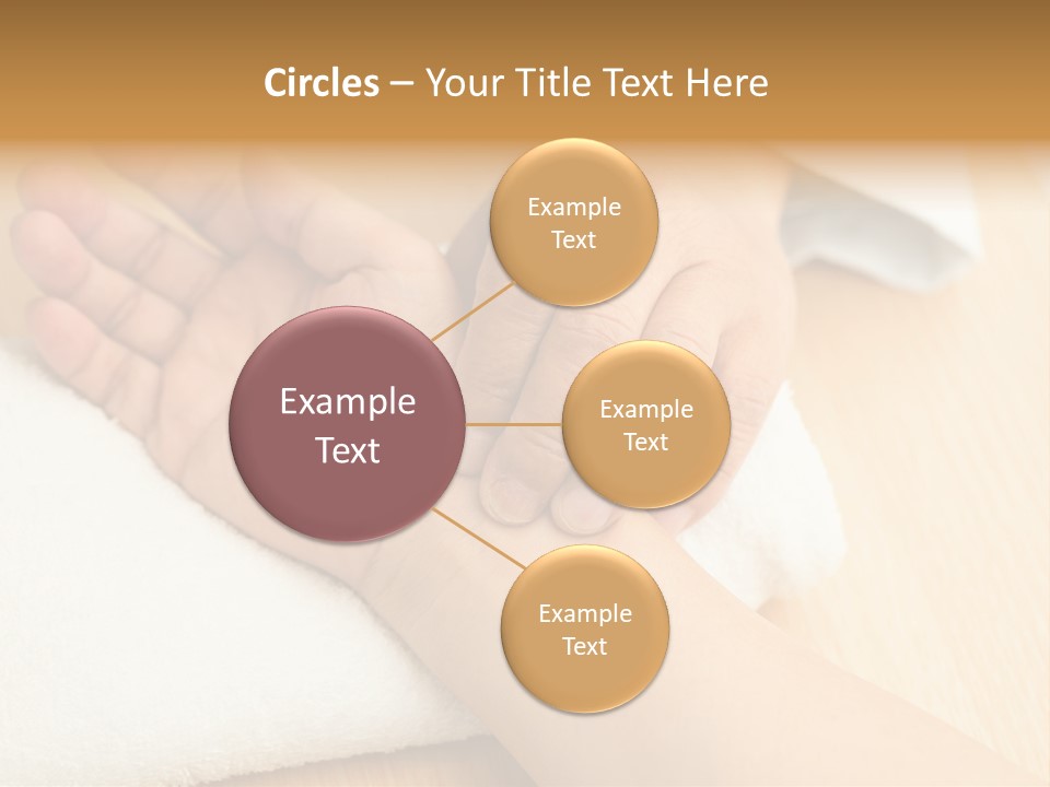 Treatment Heart Hand PowerPoint Template