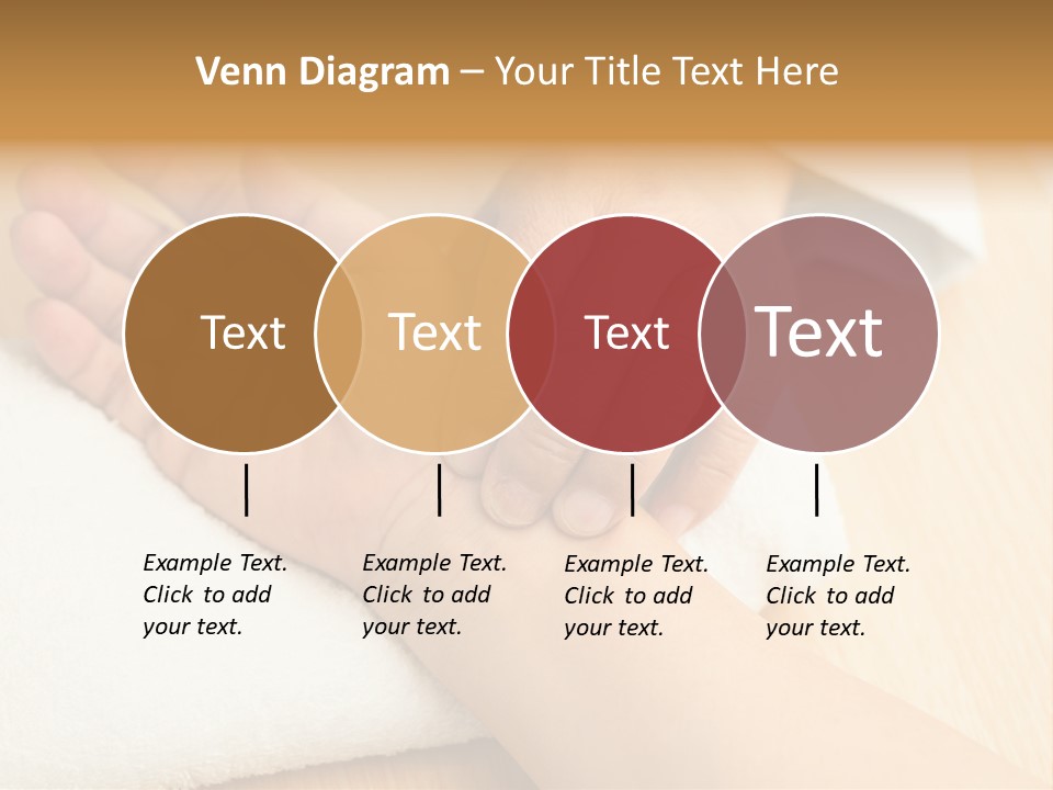 Treatment Heart Hand PowerPoint Template