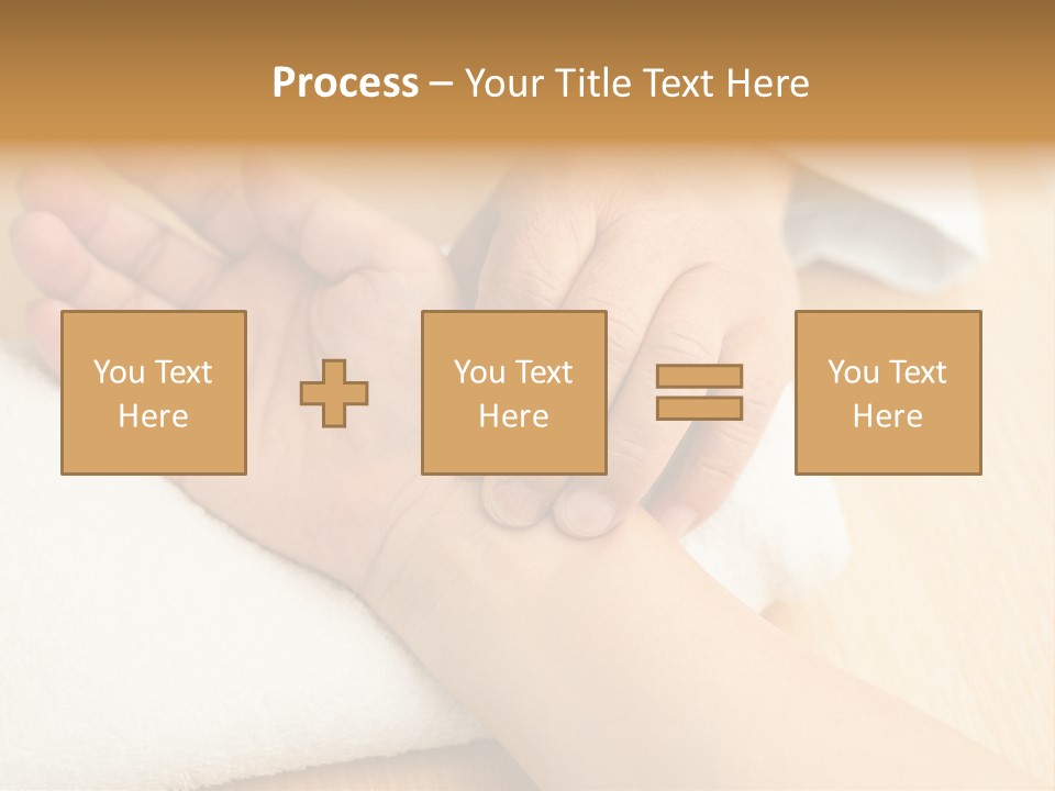 Treatment Heart Hand PowerPoint Template