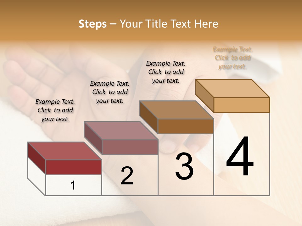 Treatment Heart Hand PowerPoint Template