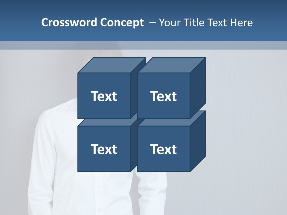 Young Background Isolated PowerPoint Template