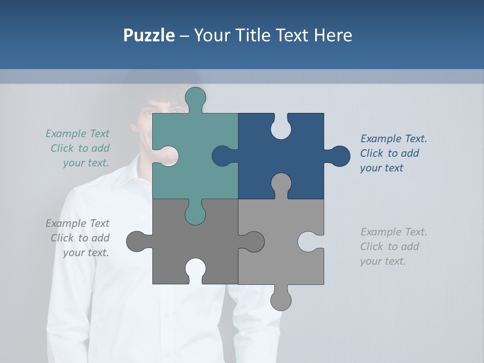 Young Background Isolated PowerPoint Template