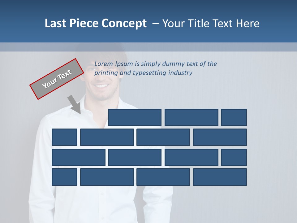 Young Background Isolated PowerPoint Template