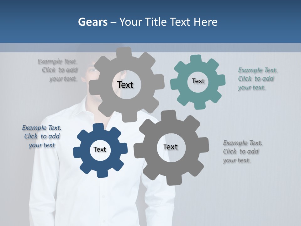 Young Background Isolated PowerPoint Template