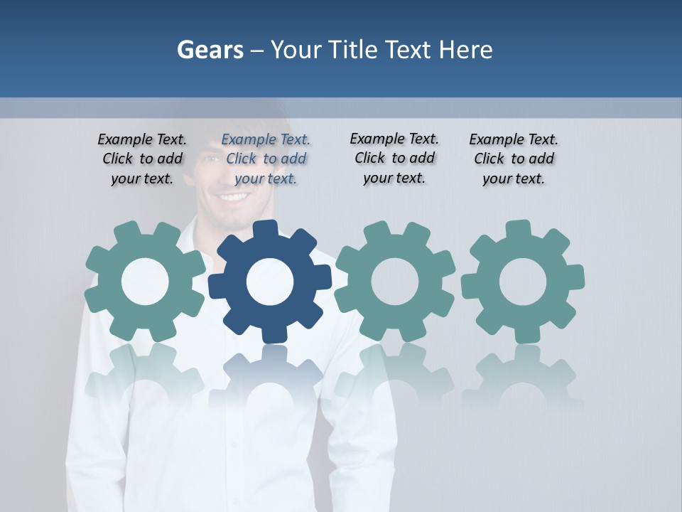 Young Background Isolated PowerPoint Template