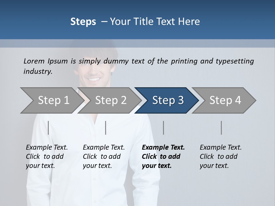 Young Background Isolated PowerPoint Template