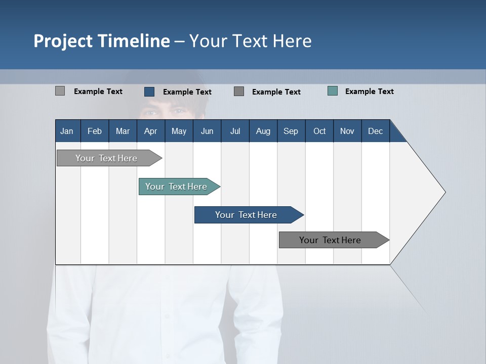 Young Background Isolated PowerPoint Template