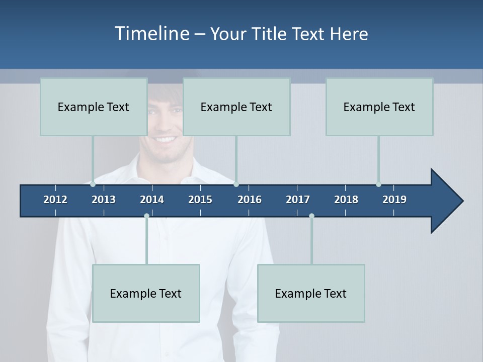 Young Background Isolated PowerPoint Template