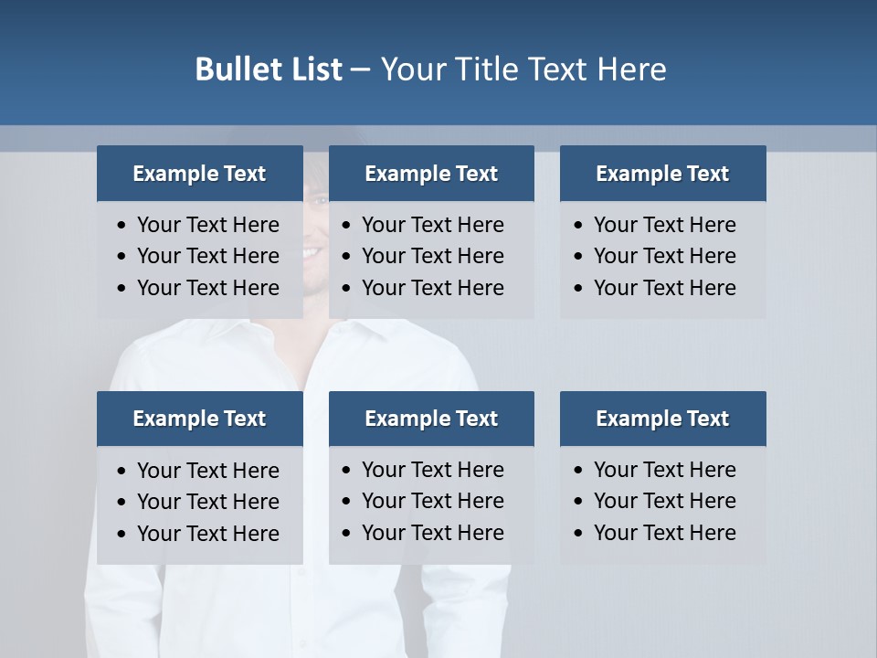 Young Background Isolated PowerPoint Template