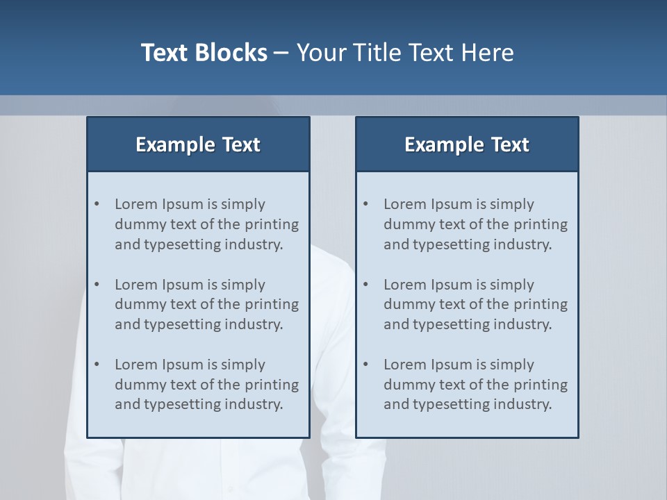 Young Background Isolated PowerPoint Template