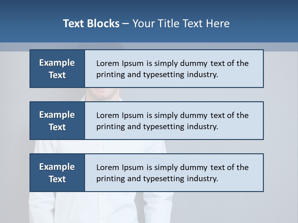 Young Background Isolated PowerPoint Template