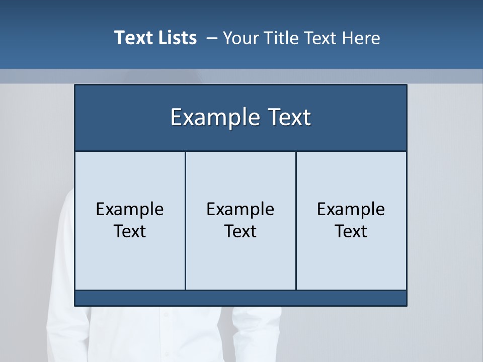 Young Background Isolated PowerPoint Template