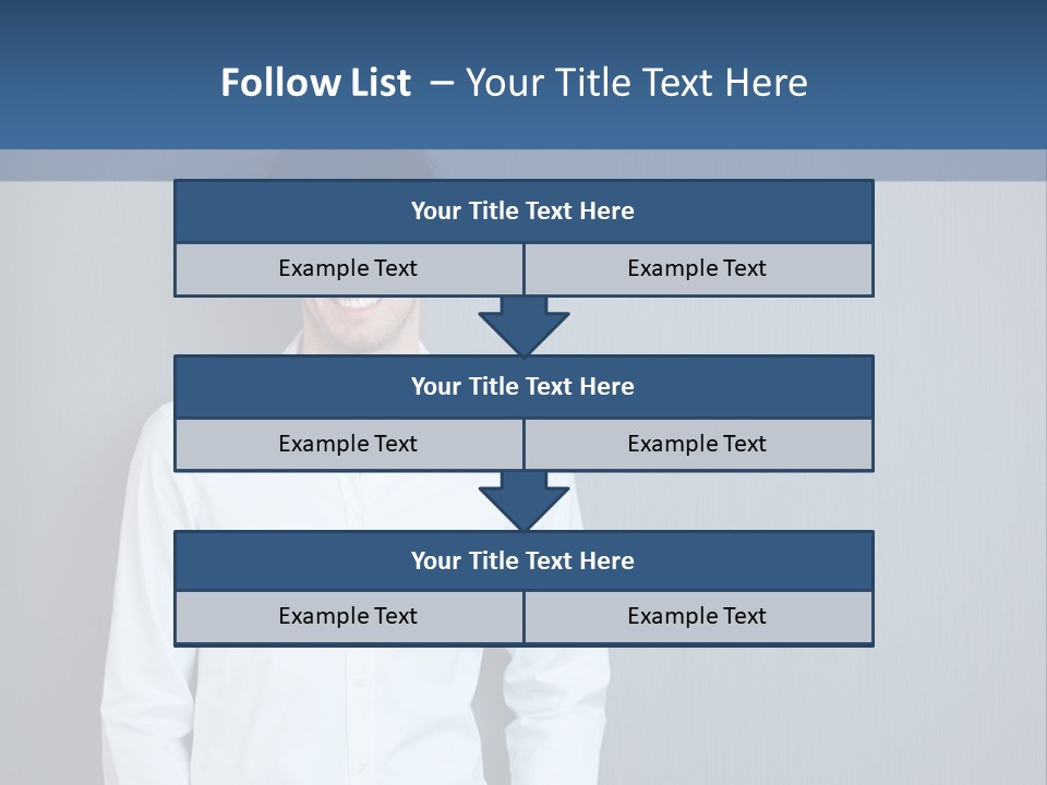 Young Background Isolated PowerPoint Template