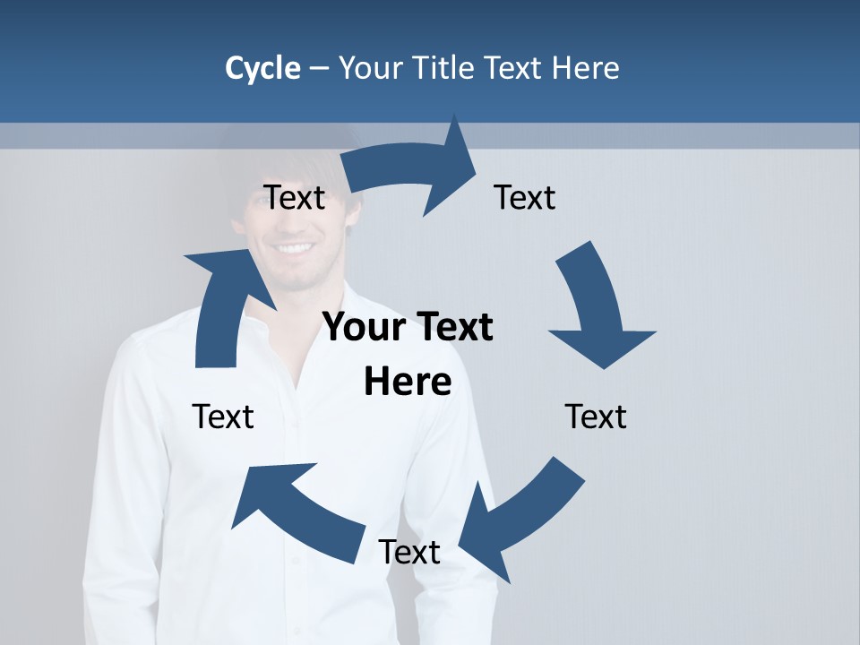 Young Background Isolated PowerPoint Template